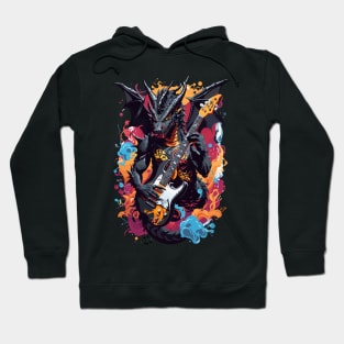 Black Dragon Guitarist Hoodie